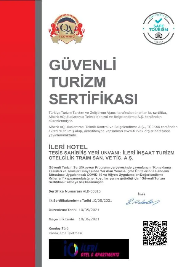 Ileri Hotel & Apartments Çeşme